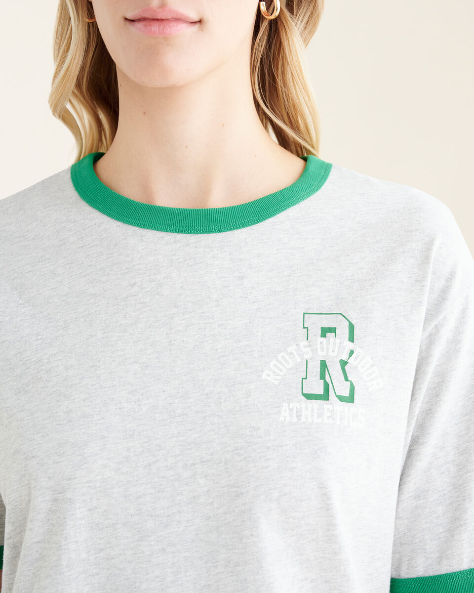 Roots Womens Outdoor Athletics Ringer T-Shirt. 5