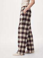 Pantalon de pyjama &agrave; carreaux pour femme