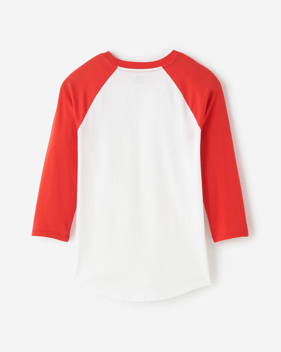T-shirt style baseball Cooper en coton bio pour femme