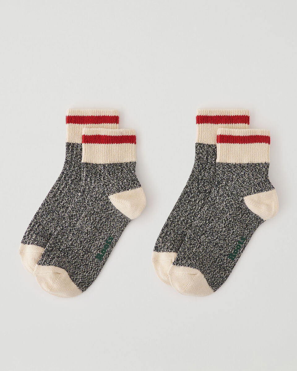 Adult Classic Cabin Ankle Sock 2 Pack