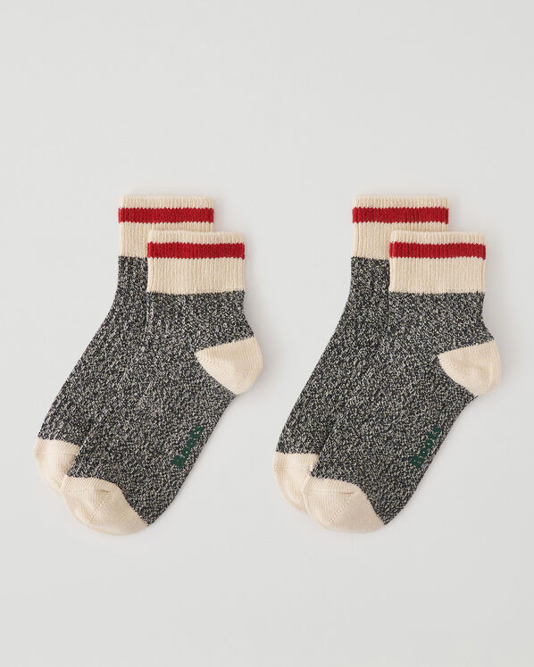 2 paires de socquettes classiques Cabane pour adultes