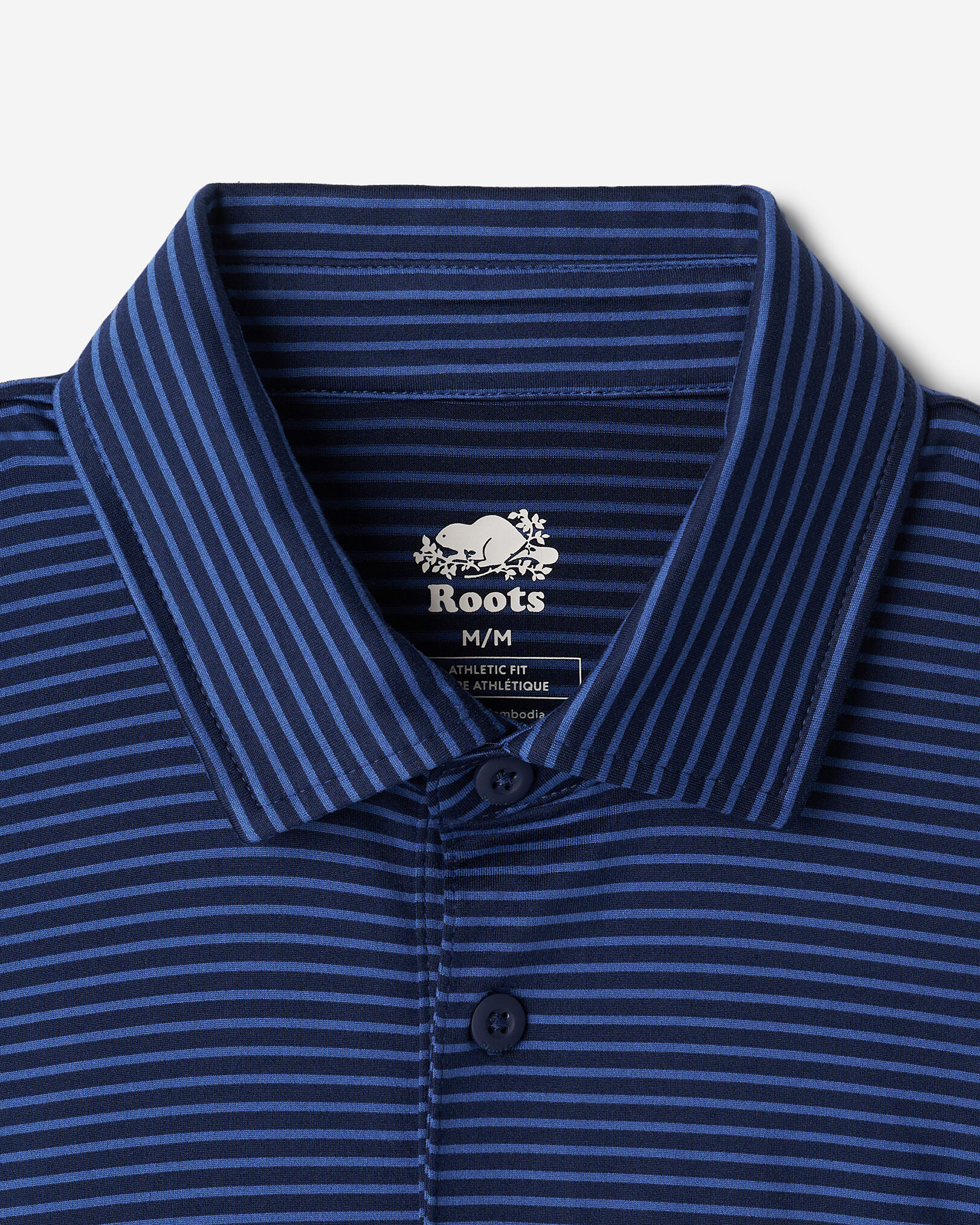 Renew Knit Striped Polo