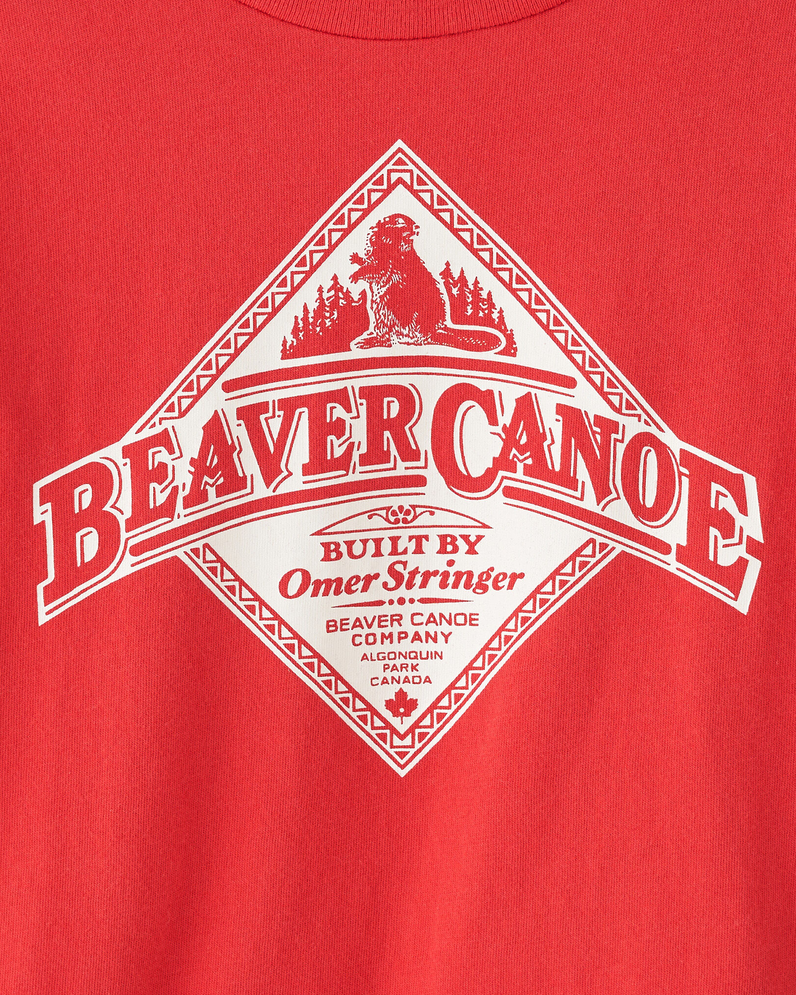 T-shirt décontracté Beaver Canoe pour bébé