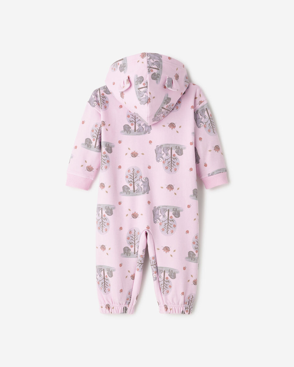 Barboteuse &agrave; capuchon Ours douillet pour b&eacute;b&eacute;s