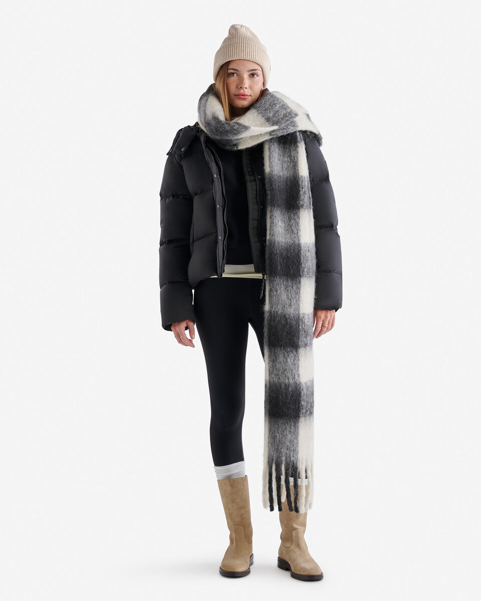 Relais Plaid Wool Blend Scarf