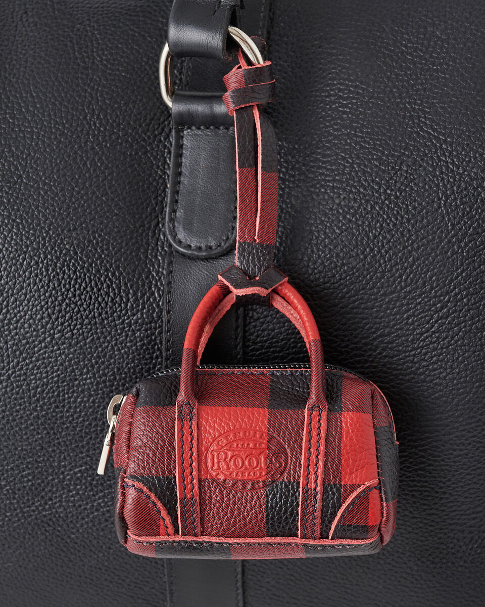 Upcycle Banff Bag Charm Cervino Park Plaid