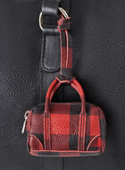 Upcycle Banff Bag Charm Cervino Park Plaid