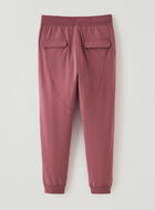 Pantalon en jersey bouclette et mélange modal