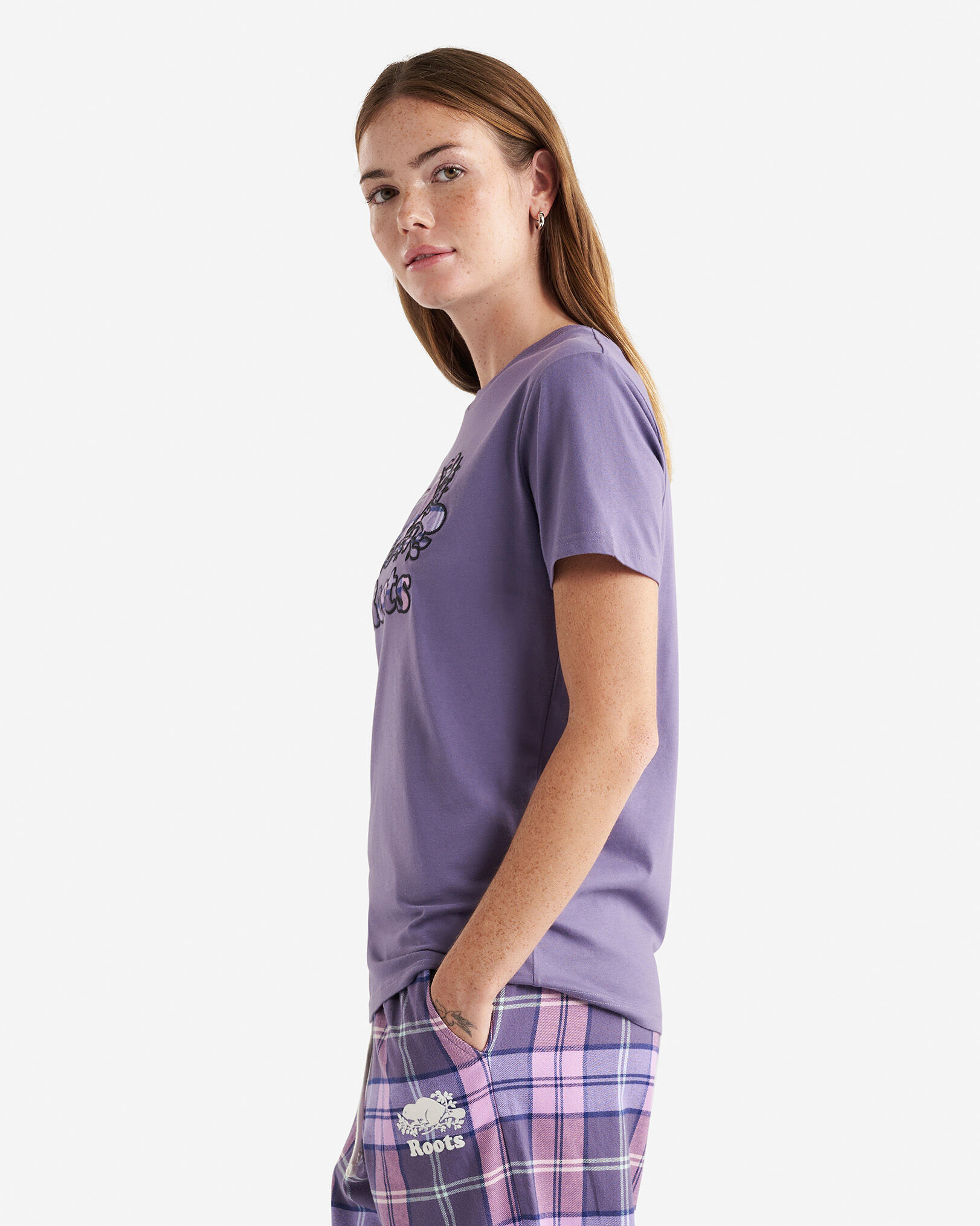 Womens Cooper Plaid T-Shirt