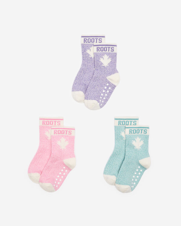 Baby & Toddler Cabin Maple Sock 3 Pack