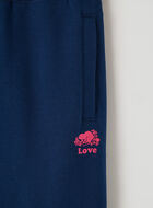 Pantalon ajusté en molleton douillet Amour pour fille 