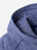 Chandail original &agrave; capuchon et glissi&egrave;re en jersey bouclette de coton bio pour enfants