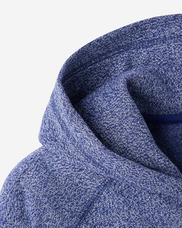 Chandail original &agrave; capuchon et glissi&egrave;re en jersey bouclette de coton bio pour enfants