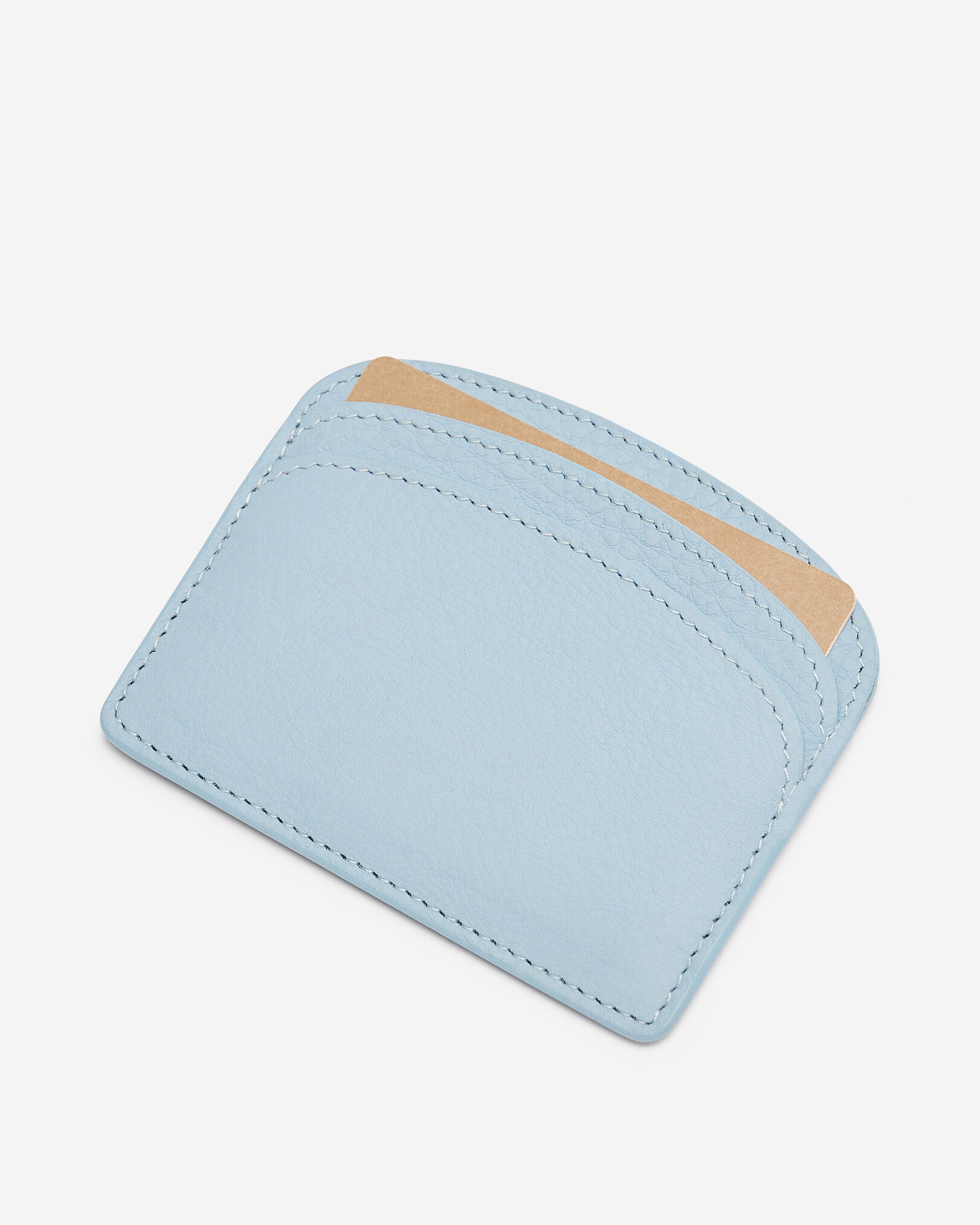 Porte-cartes en demi-lune cuir Cloud