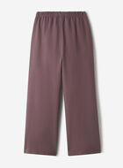 Pantalon &agrave; jambe large en molleton de coton bio Cooper
