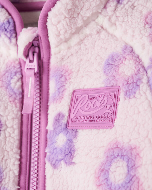 Toddler Girls Petal Pop Shearling Jacket