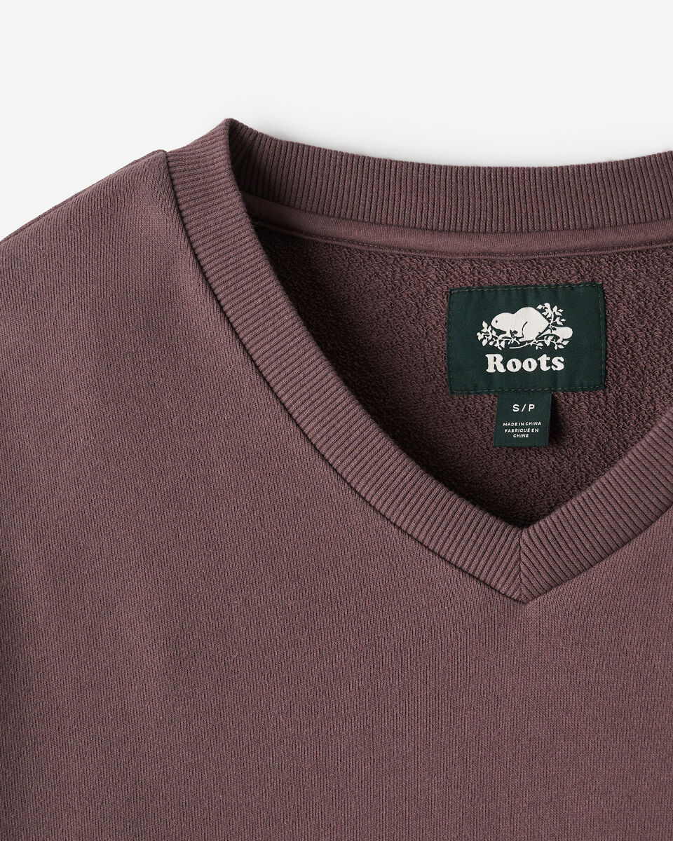 Organic Cooper V-Neck Sweatshirt