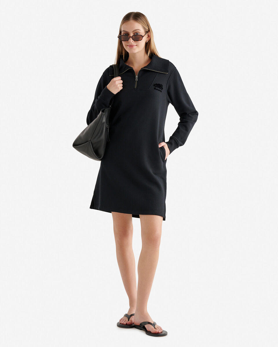 Organic Cooper Half Zip Dress