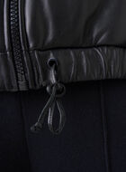 Cropped Leather Puffer Vegetal