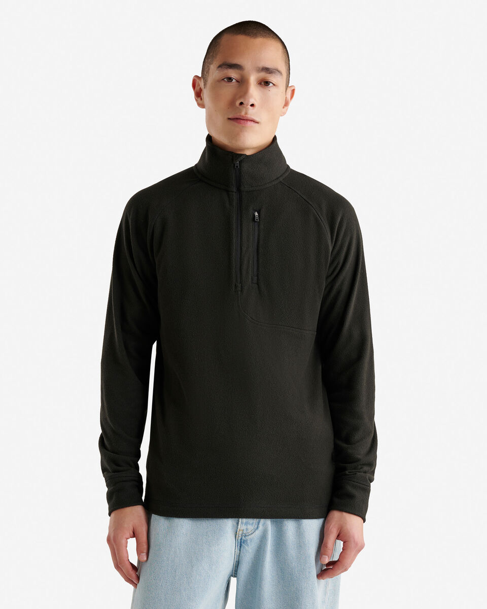 Renew Microfleece Half Zip Stein
