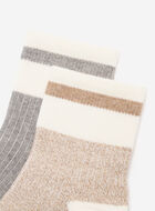 Adult Cotton Cabin Ankle Sock 2 Pack