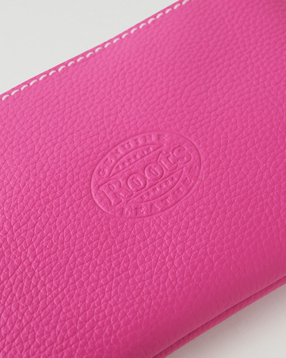 Pochette moyenne à glissière en cuir Cervino