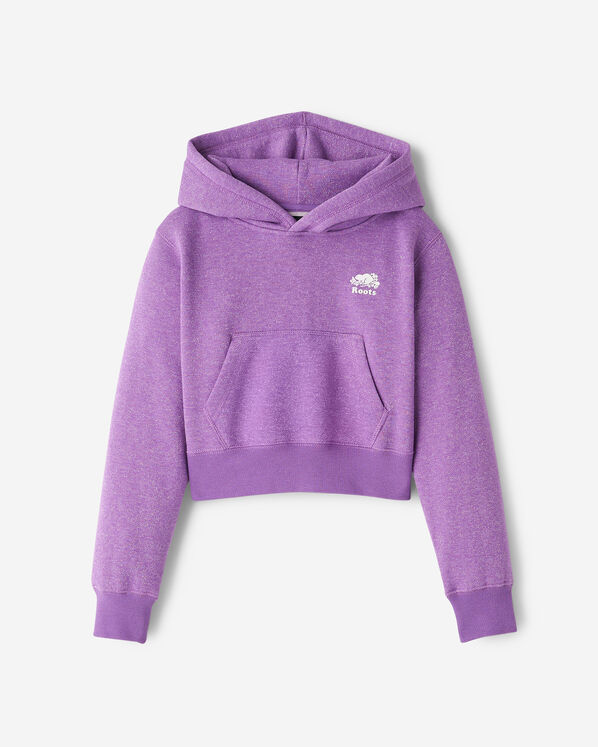 Girls Cooper Sparkle Cropped Hoodie