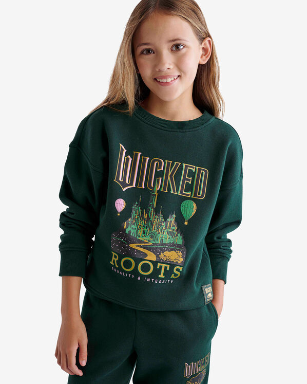 Chandail à col rond Roots X Wicked pour enfants