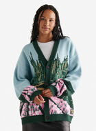 Roots X Wicked Emerald Cardigan