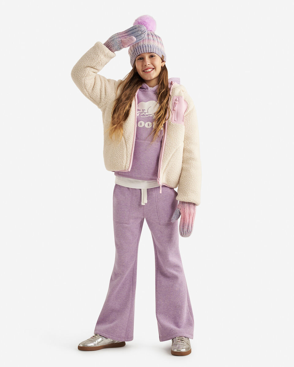 Pantalon évasé en molleton scintillant Cooper pour filles