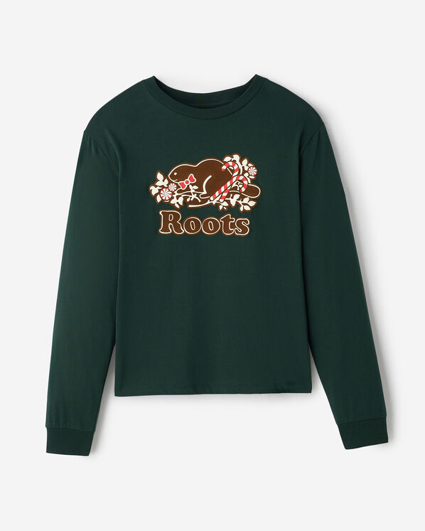 Womens Festive Cooper Long Sleeve T-Shirt