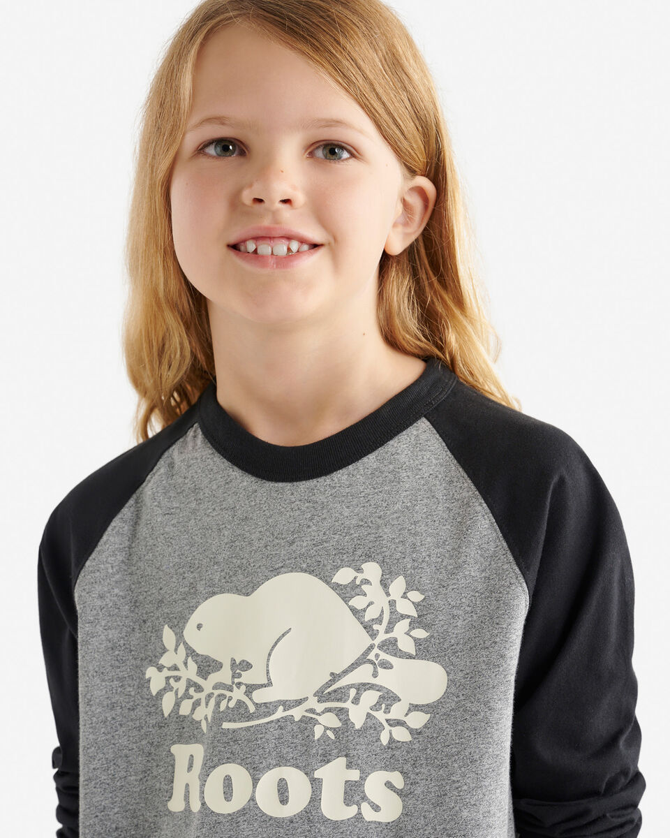 T-shirt style baseball Cooper en coton bio pour enfants