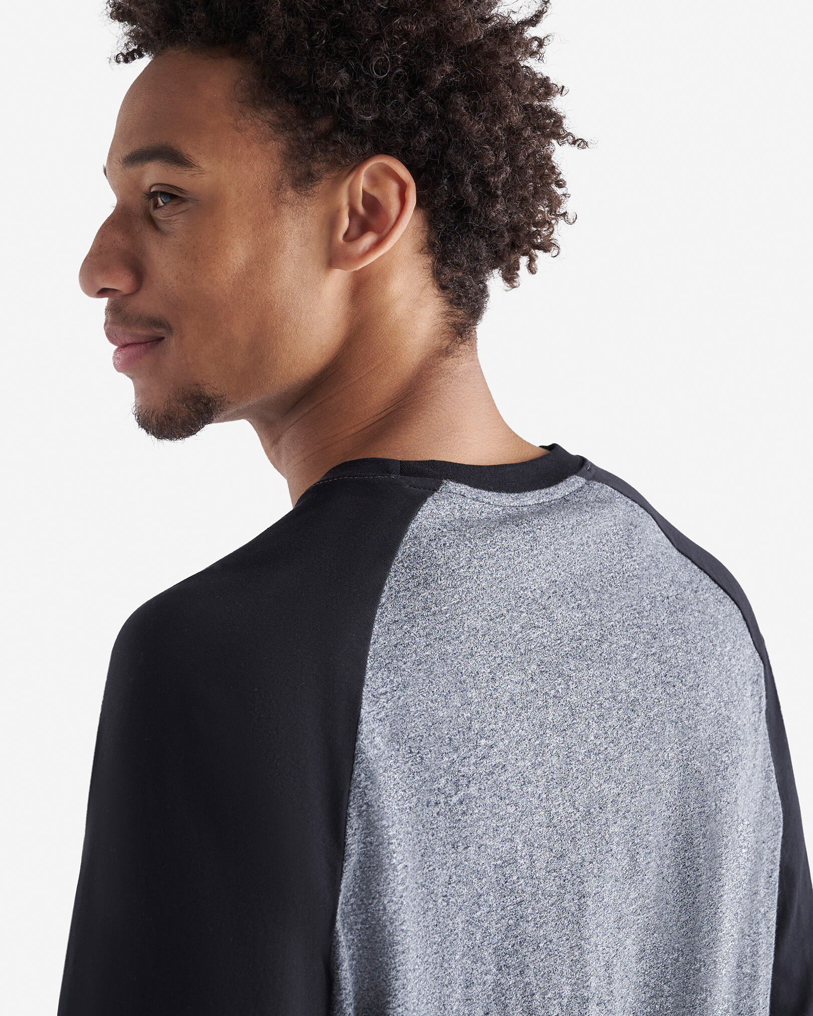 Mens Cooper Plaid Raglan Long Sleeve T-Shirt