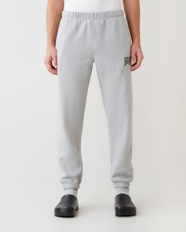 Pantalon en molleton ajusté à carreaux Park