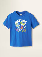T-shirt imprimé Club de la nature pour enfants