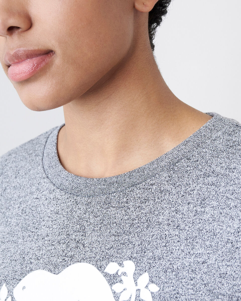 T-shirt à manches longues Cooper le castor en coton bio pour femme