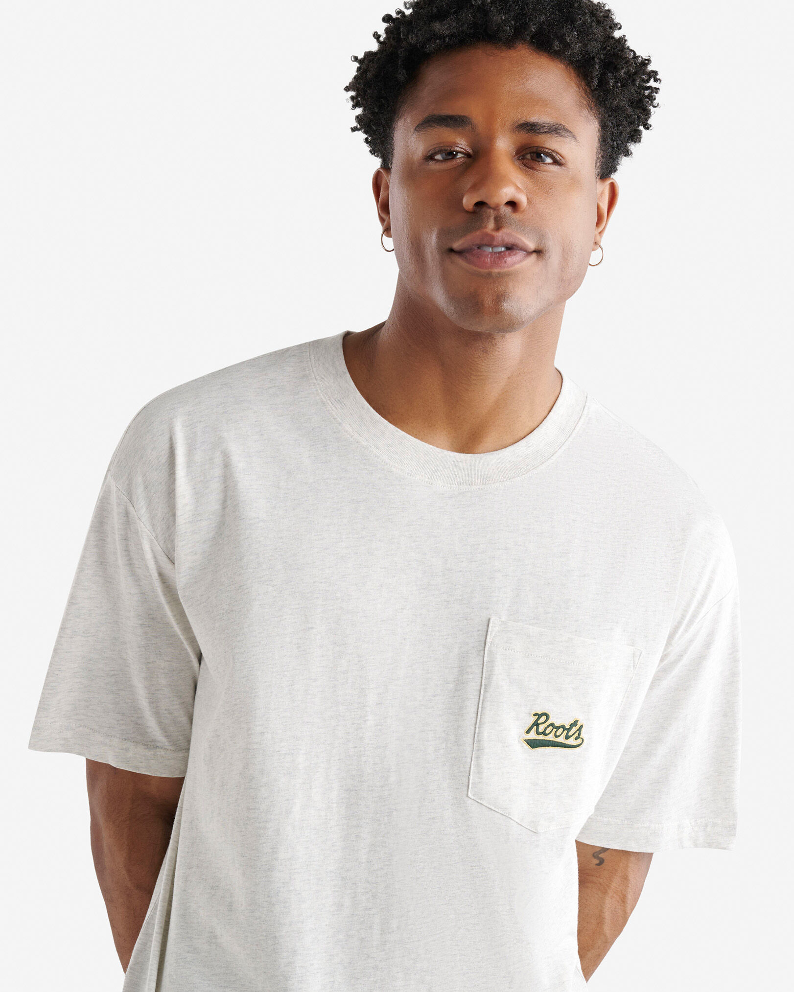 Mens Roots Relaxed Pocket T-Shirt