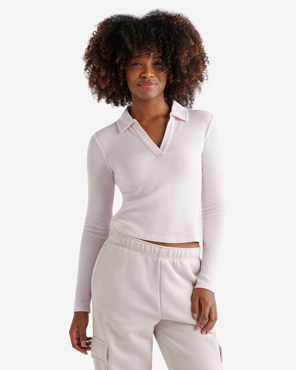 Baby Waffle Polo Top