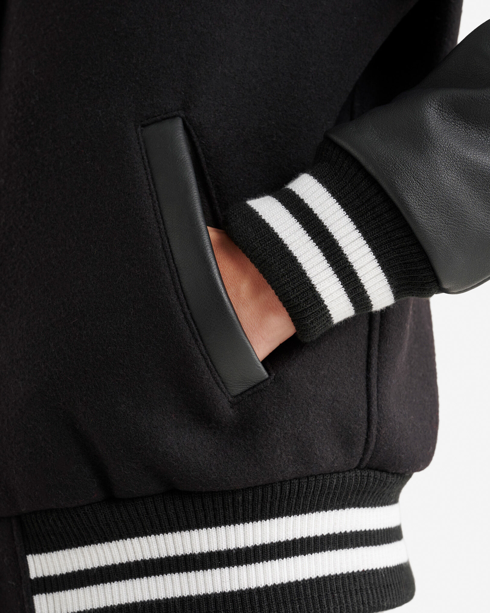 Blouson universitaire rétro pour femme