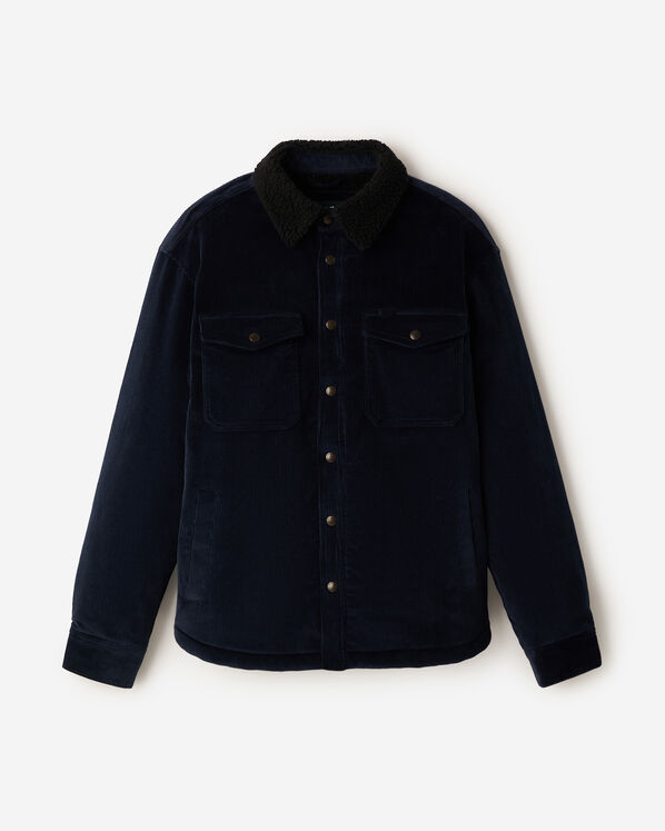 Cord Shearling Fleece Lined Jacket
