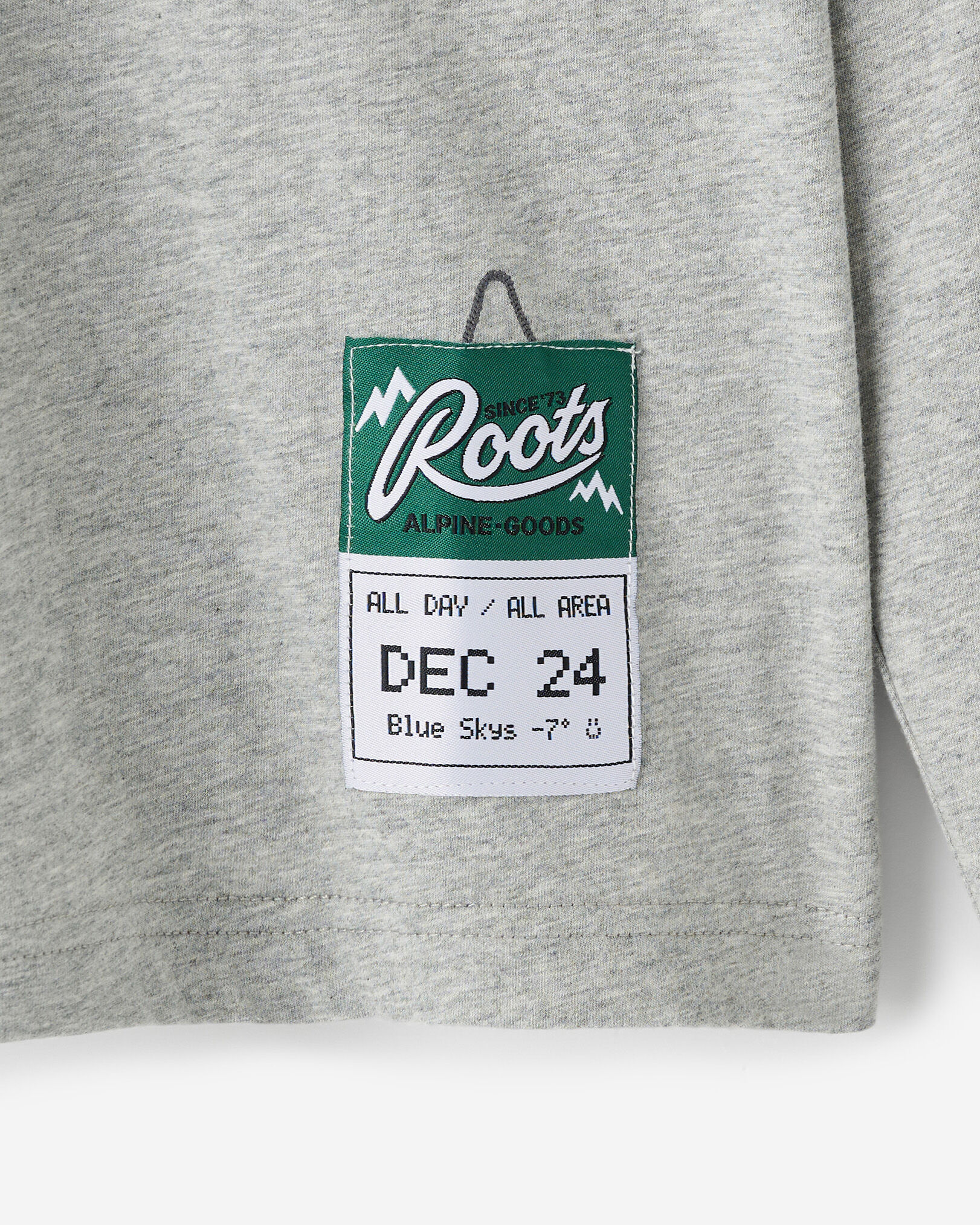 Mens Ski Pass Relaxed Long Sleeve T-Shirt