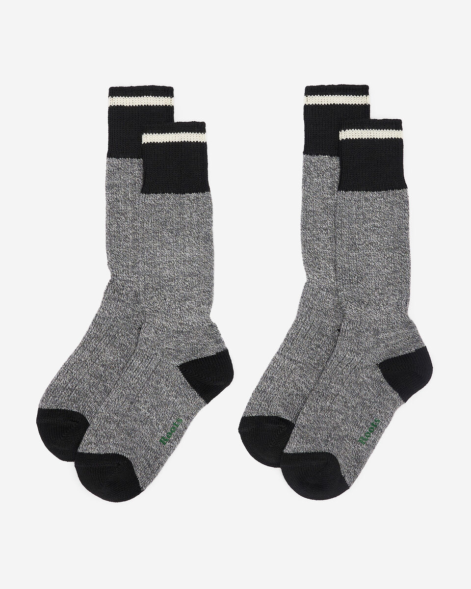 2 paires de chaussettes Cabane Pop Roots pour adultes