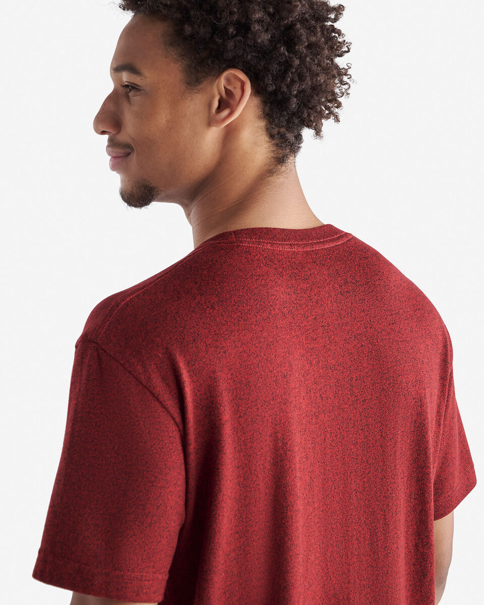 T-shirt poivré en coton bio pour hommes