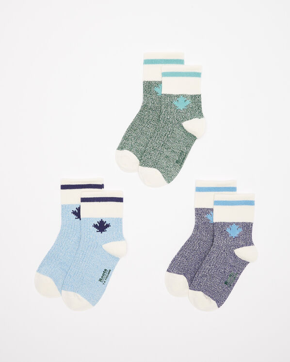 3 paires de chaussettes Érable Cabane pour enfants