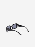 Womens Plastic Rectangle Sunglasses