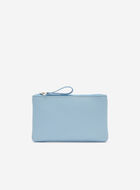 Pochette moyenne à glissière en cuir Nuage