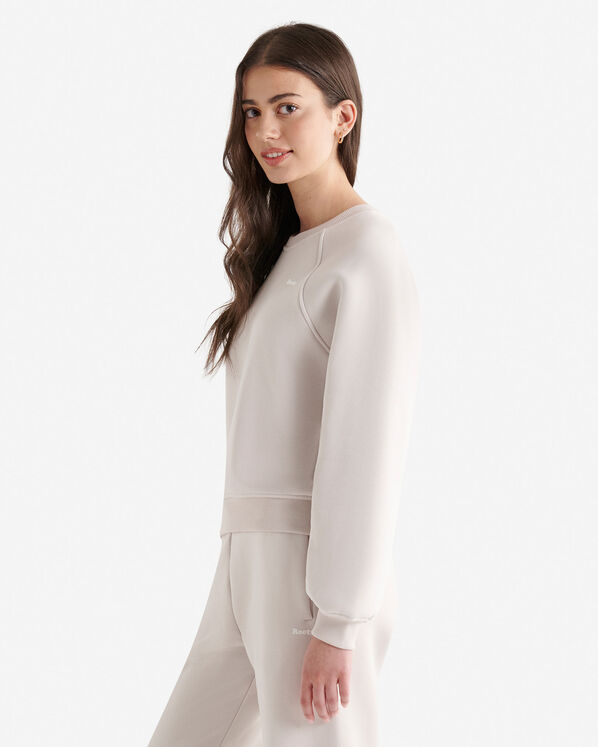 Chandail à col rond en molleton Nuage Chandail à col rond en molleton Nuage