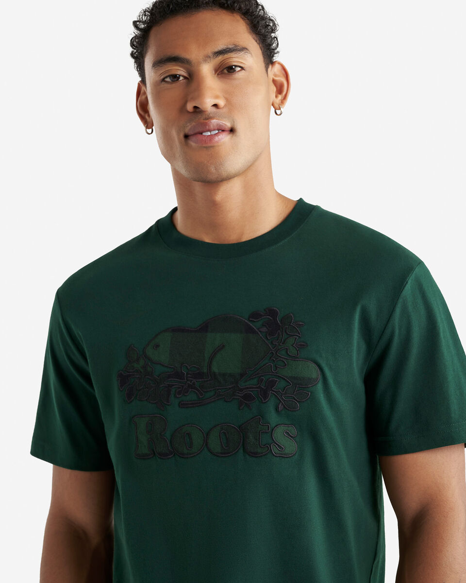 T-shirt Cooper à carreaux pour hommes