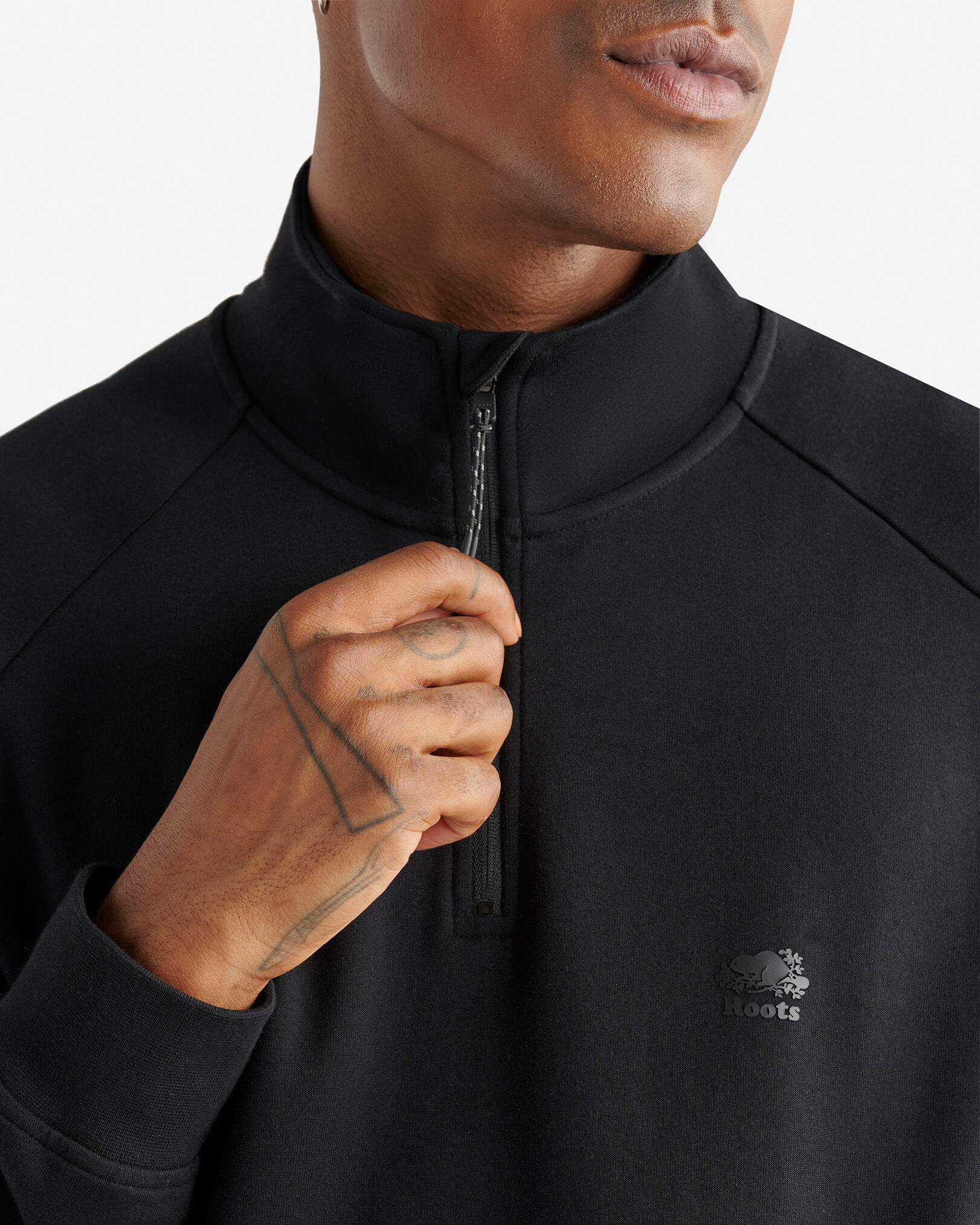 Recover Half Zip Stein