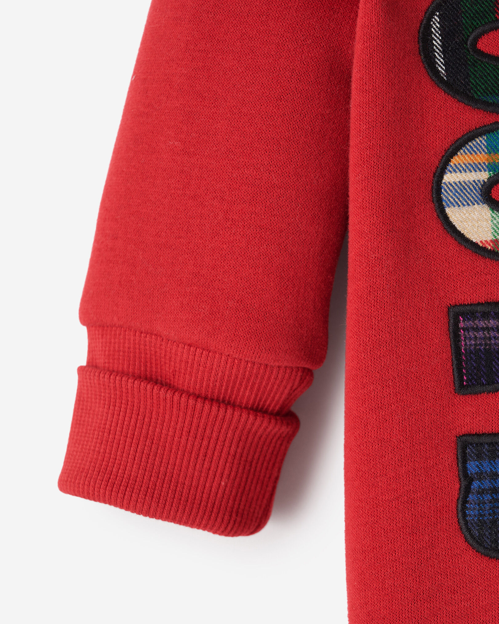 Barboteuse avec appliqué à carreaux pour bébés